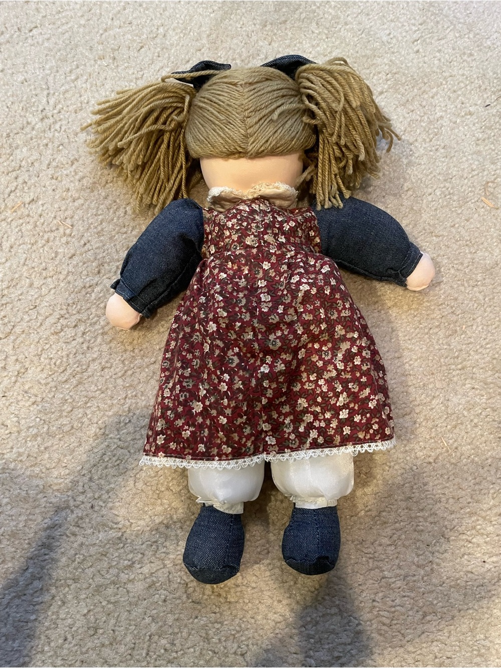 Handmade Cloth Rag Doll - Picture 2 of 2